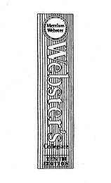 MERRIAM WEBSTER WEBSTER'S COLLEGIATE TENTH EDITION logo