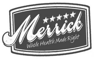 MERRICK WHOLE HEALTH MADE RIGHT logo