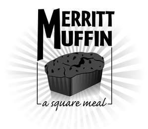 MERRITT MUFFIN A SQUARE MEAL logo