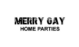 MERRY GAY HOME PARTIES logo