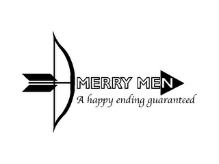 MERRY MEN A HAPPY ENDING GUARANTEED logo
