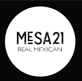 MESA 21 REAL MEXICAN logo