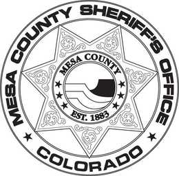 MESA COUNTY SHERIFF'S OFFICE COLORADO MESA COUNTY EST. 1883 logo