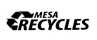 MESA RECYCLES logo