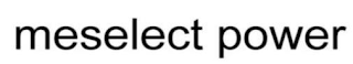 MESELECT POWER logo