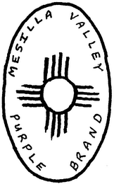 MESILLA VALLEY PURPLE BRAND logo