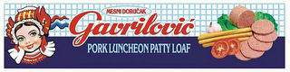 MESNI DORUCAK GAVRILOVIC PORK LUNCHEON PATTY LOAF logo