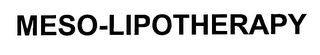 MESO-LIPOTHERAPY logo