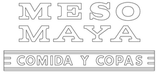 MESOMAYA COMIDA Y COPAS logo