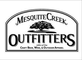 MESQUITE CREEK OUTFITTERS SELLERS OF FINE CRAFT BEER, WINE, & OUTDOOR APPAREL logo