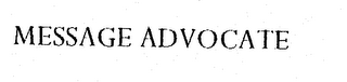 MESSAGE ADVOCATE logo