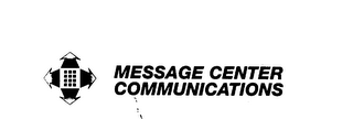 MESSAGE CENTER COMMUNICATIONS logo