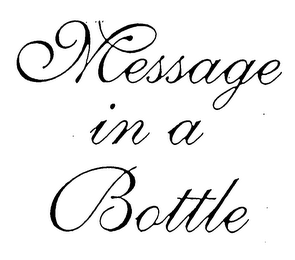 MESSAGE IN A BOTTLE logo