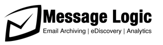 MESSAGE LOGIC EMAIL ARCHIVING EDISCOVERY ANALYTICS logo
