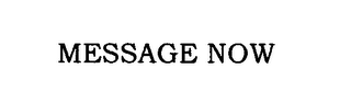 MESSAGE NOW logo