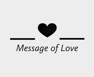 MESSAGE OF LOVE logo