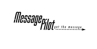 MESSAGEPILOT GET THE MESSAGE logo