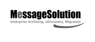 MESSAGESOLUTION ENTERPRISE ARCHIVING EDISCOVERY MIGRATION logo
