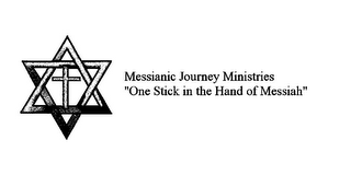 MESSIANIC JOURNEY MINISTRIES "ONE STICK IN THE HAND OF MESSIAH" logo