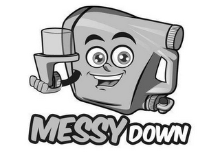 MESSY DOWN logo