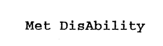MET DISABILITY logo