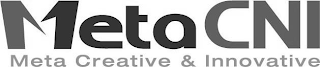 META CNI META CREATIVE & INNOVATIVE logo