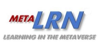 META LRN LEARNING IN THE METAVERSE logo