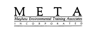 META MAYHEW ENVIRONMENTAL TRAINING ASSOCIATES INCORPORATED logo