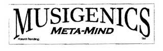 META-MIND MUSIGENICS logo