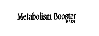 METABOLISM BOOSTER MB826 logo