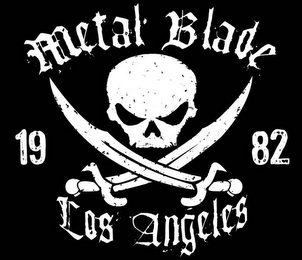 METAL BLADE 1982 LOS ANGELES logo