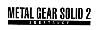 METAL GEAR SOLID 2 SUBSTANCE logo