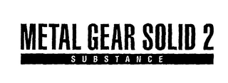METAL GEAR SOLID 2 SUBSTANCE logo