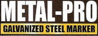 METAL-PRO GALVANIZED STEEL MARKER logo