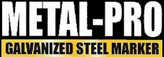 METAL-PRO GALVANIZED STEEL MARKER logo