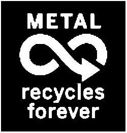 METAL RECYCLES FOREVER logo