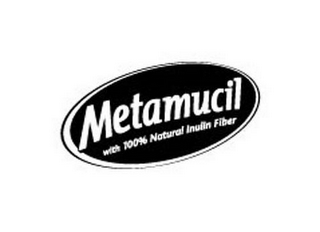 METAMUCIL WITH 100% NATUAL INULIN FIBER logo