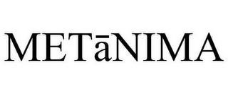 METANIMA logo