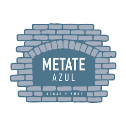 METATE AZUL HOGAR Y AMOR logo