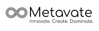 METAVATE INNOVATE. CREATE. DOMINATE. logo