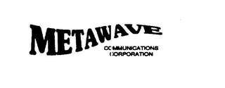 METAWAVE COMMUNICATIONS CORPORATION logo