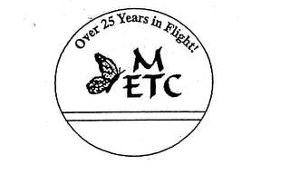 METC AND BUTTERFLY OVER 25 YEARS IN FLIGHT logo