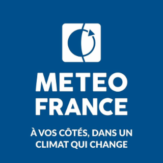 METEO FRANCE À VOS CÔTÉS, DANS UN CLIMAT QUI CHANGE logo