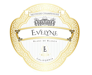 METHODE CHAMPENOISE EVELYNE BLANC DE BLANCS E CALIFORNIA logo