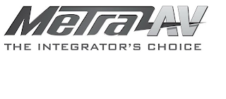 METRA AV THE INTEGRATOR'S CHOICE logo