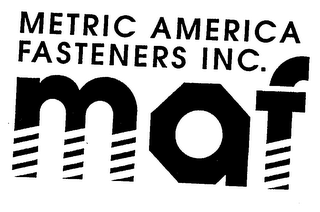 METRIC AMERICA FASTENERS INC. MAF logo