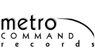 METRO COMMAND RECORDS logo