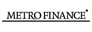 METRO FINANCE logo