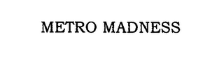 METRO MADNESS logo