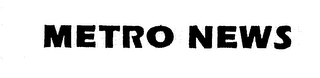 METRO NEWS logo